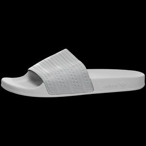 Adidas Adilette Sandals in Cloud Grey